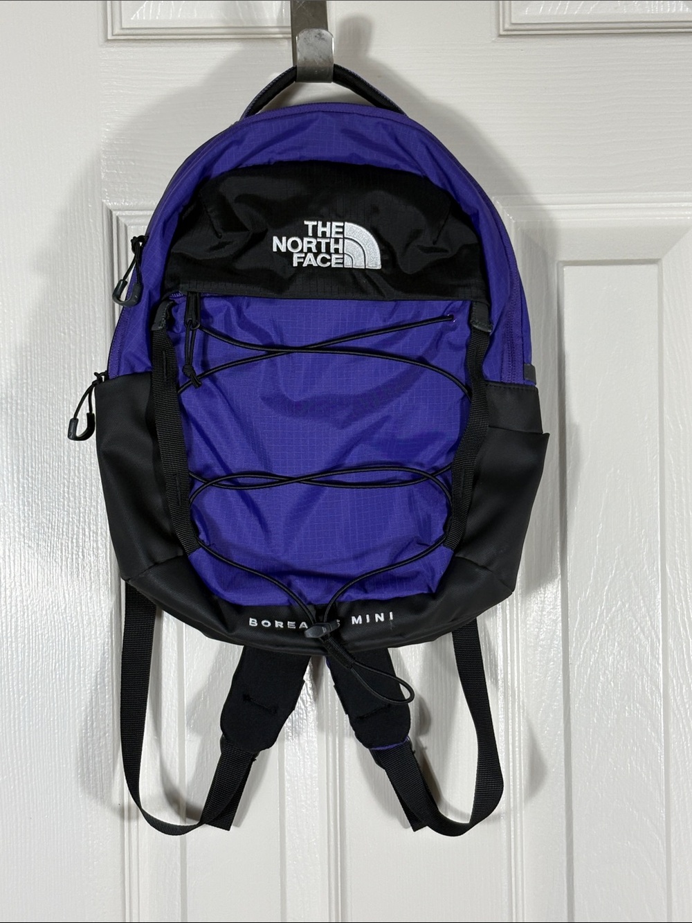 The North Face Boreal Mini Purple and Black Backpack